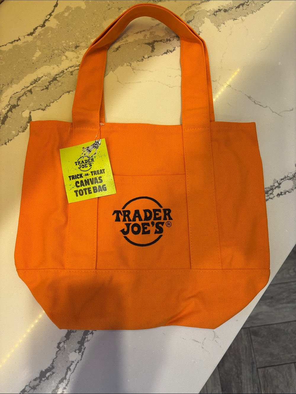 NWT Trader Joe’s mini canvas tote